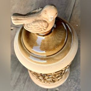 Ceramic Bird Lantern